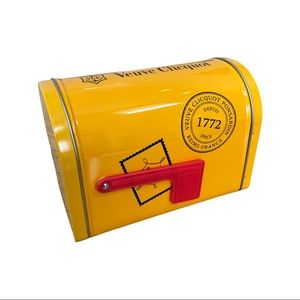 Small Veuve Clicquot Tin Mailbox - Collectors Item / Rare